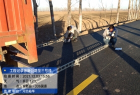 河池道路貝克曼梁彎沉檢測